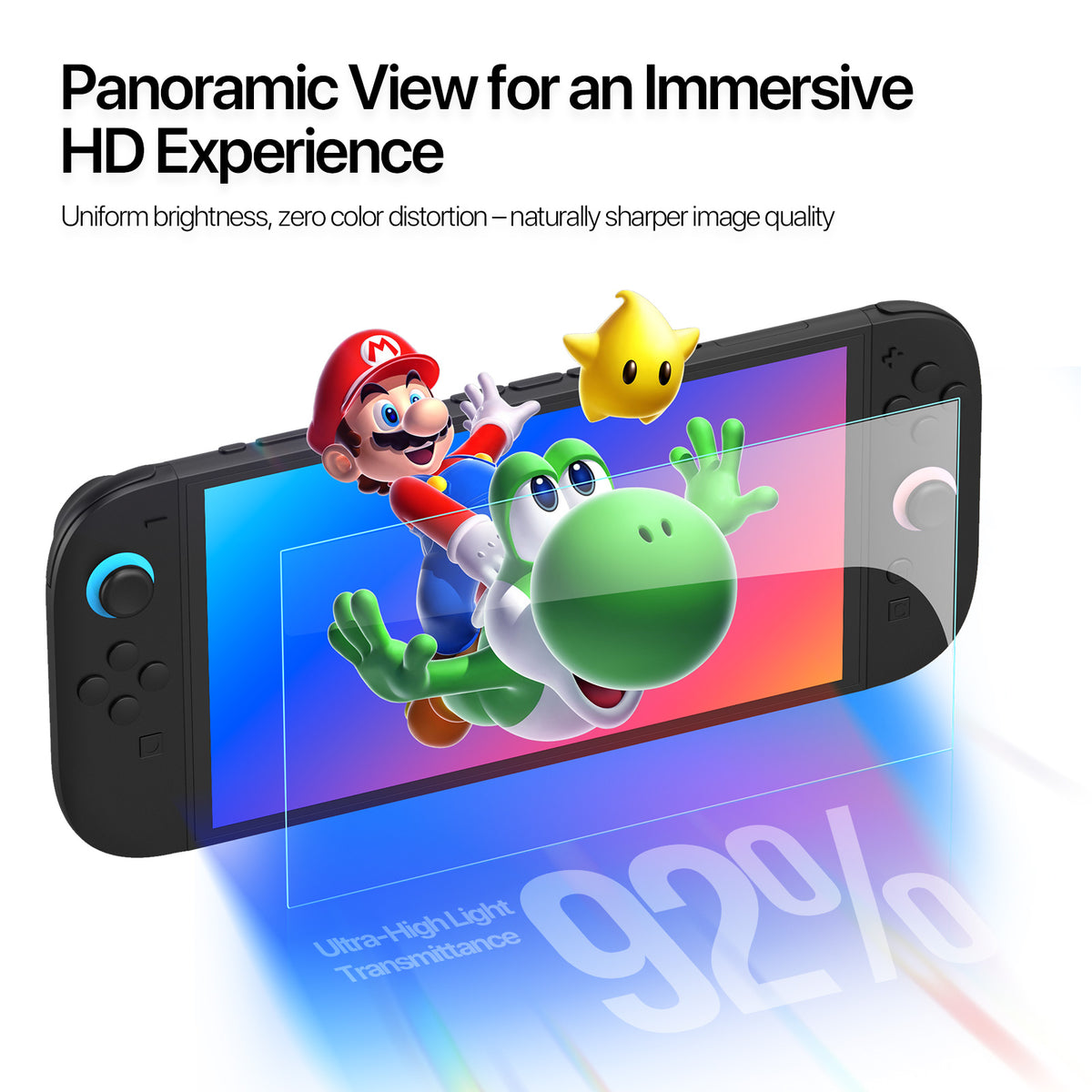 Switch 2 HD Tempered Glass Screen Protector + Alignment Tool