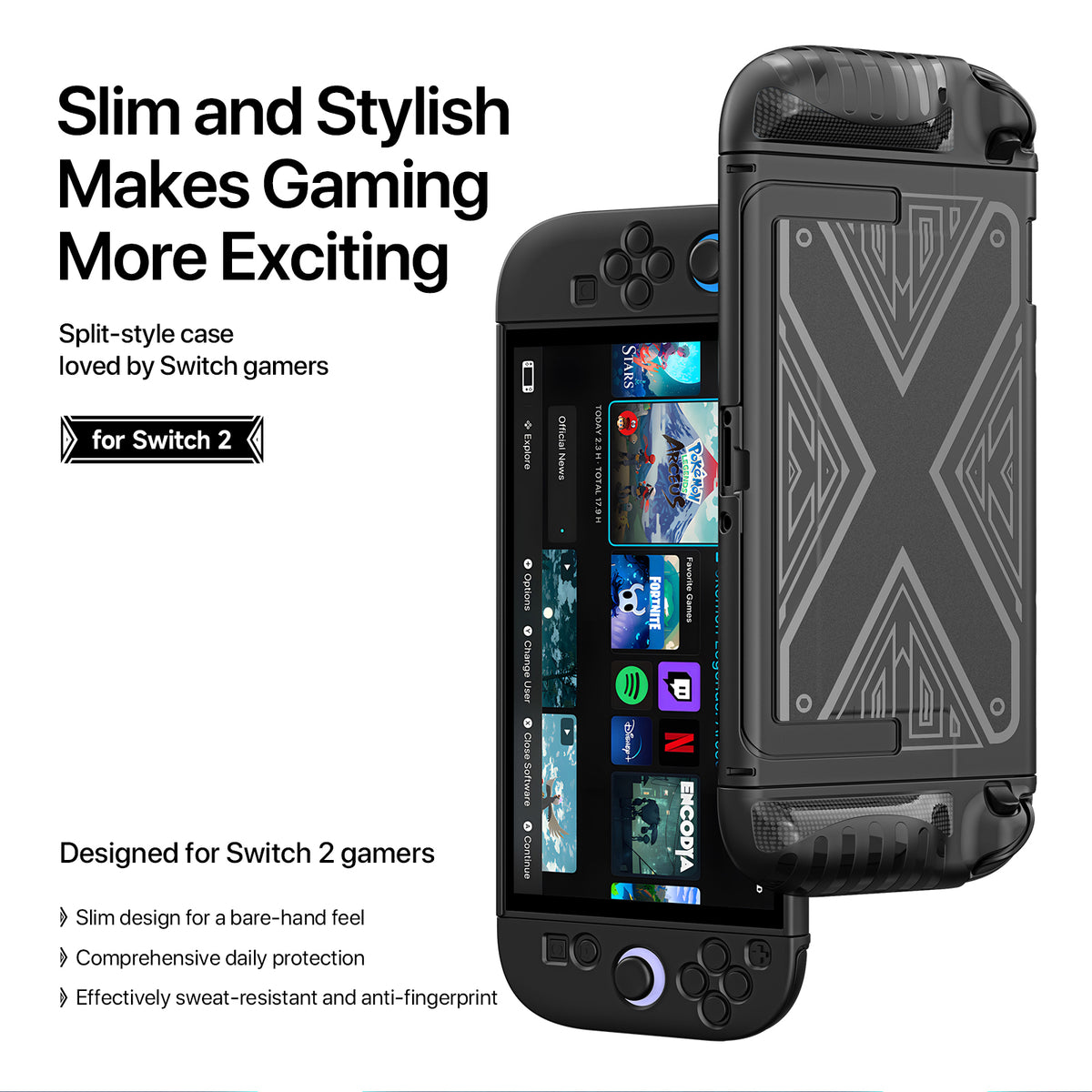 Switch 2 3-in-1 Bundle — Case + Screen Protector + Storage Bag