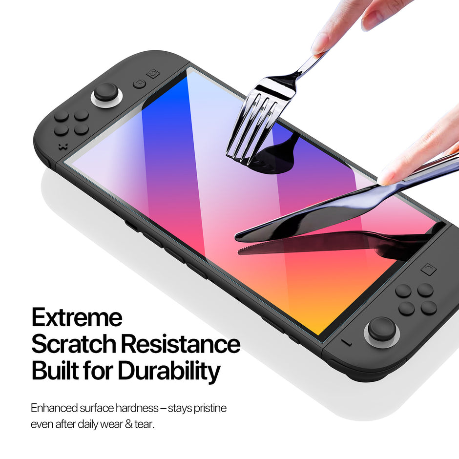 Switch 2 HD Tempered Glass Screen Protector + Alignment Tool