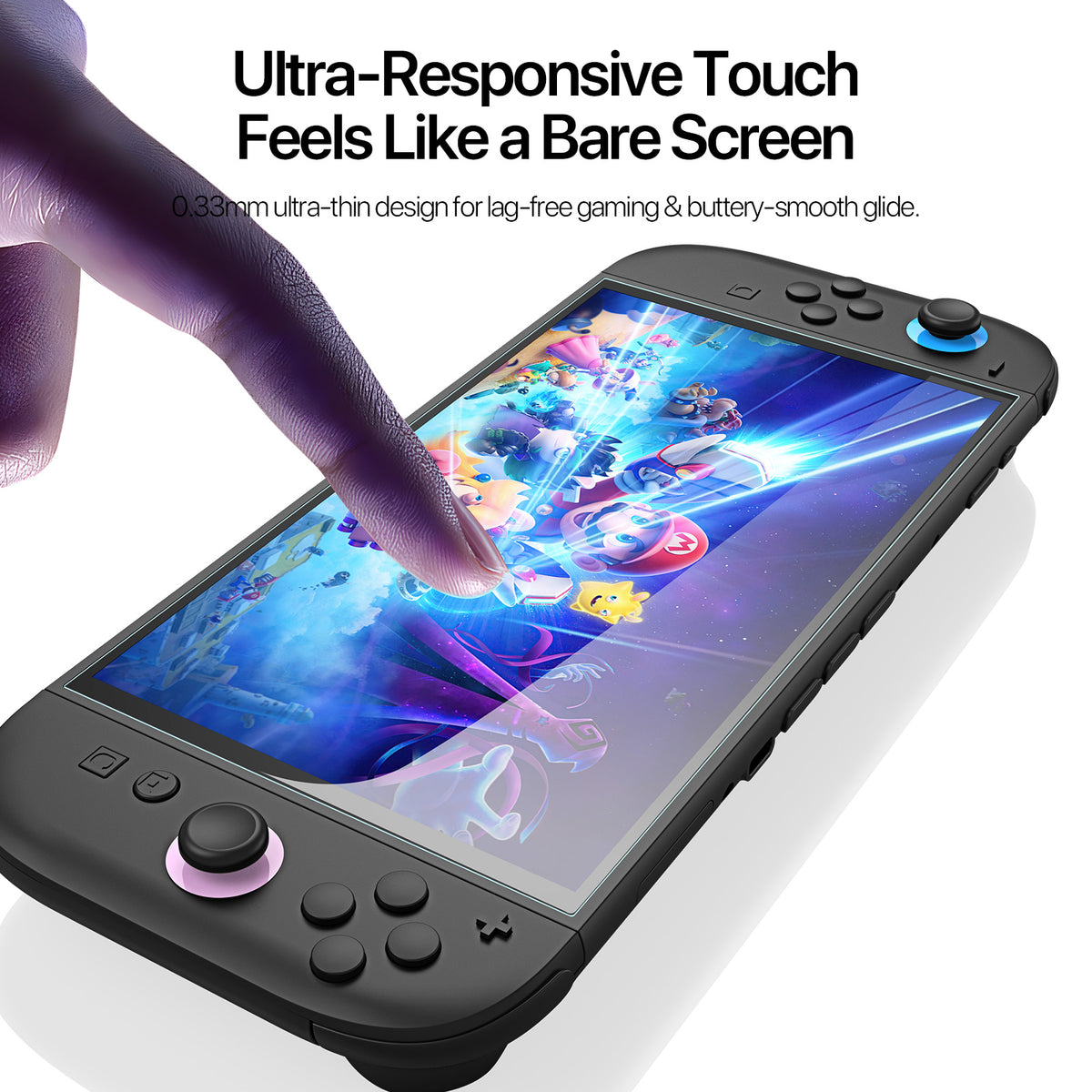 Switch 2 HD Tempered Glass Screen Protector + Alignment Tool
