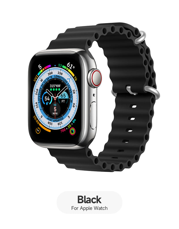 Armor Series Apple Watch Strap — Magnetic Silicone Band for Workout & Daily Wear