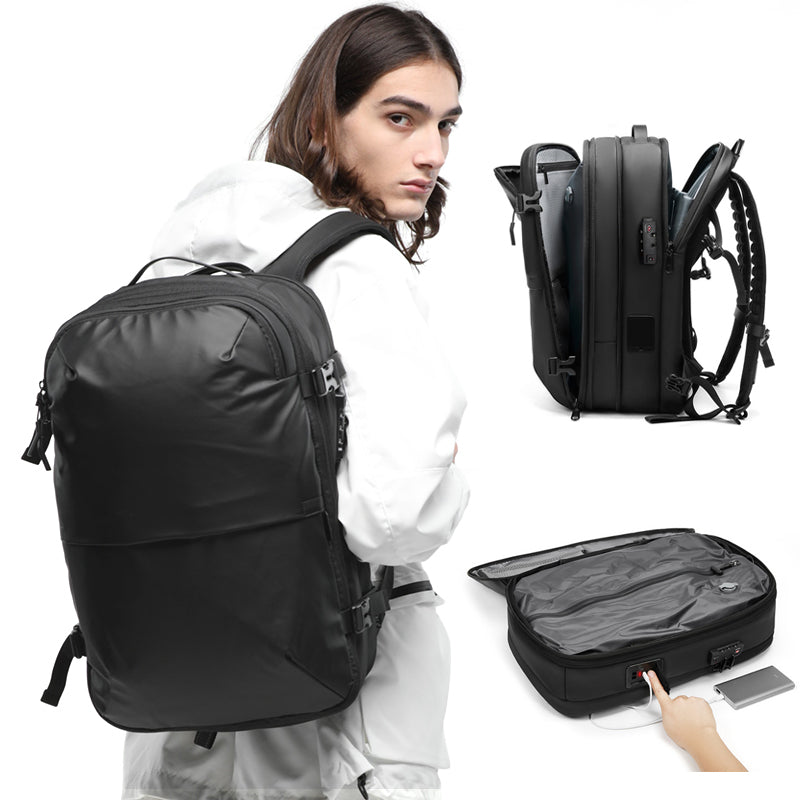 The 60L Travel Pack — Waterproof Oxford · Internal Frame · Anti-Theft