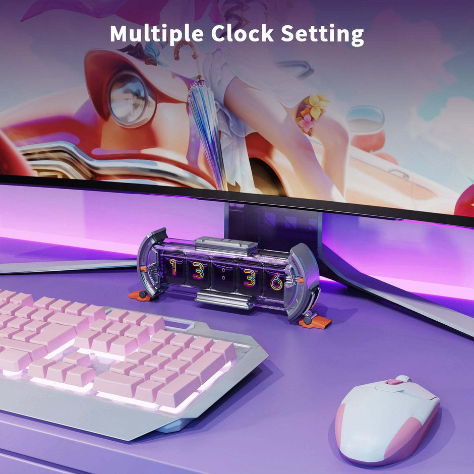 Divoom Times Gate Pixel Any Screen Glow Tube Clock Table Tower