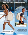 Pickleball Backpack — Fits 2 Paddles, Shoe Compartment & Wet Pocket, Lightweight Court Bag for Training & Match Day