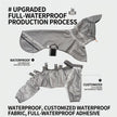 Waterproof Split-Style Dog Raincoat – Four-Legged Pet Jacket for All Seasons