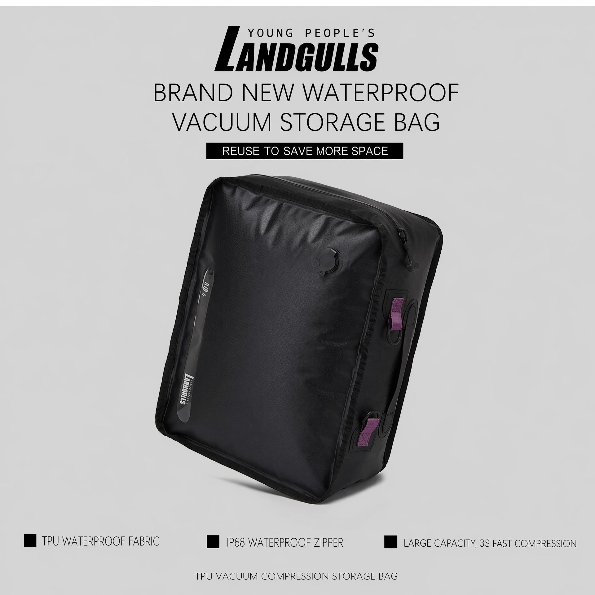 Travel Electric Vacuum Compression Bag — Luggage Organizer & Space Saver