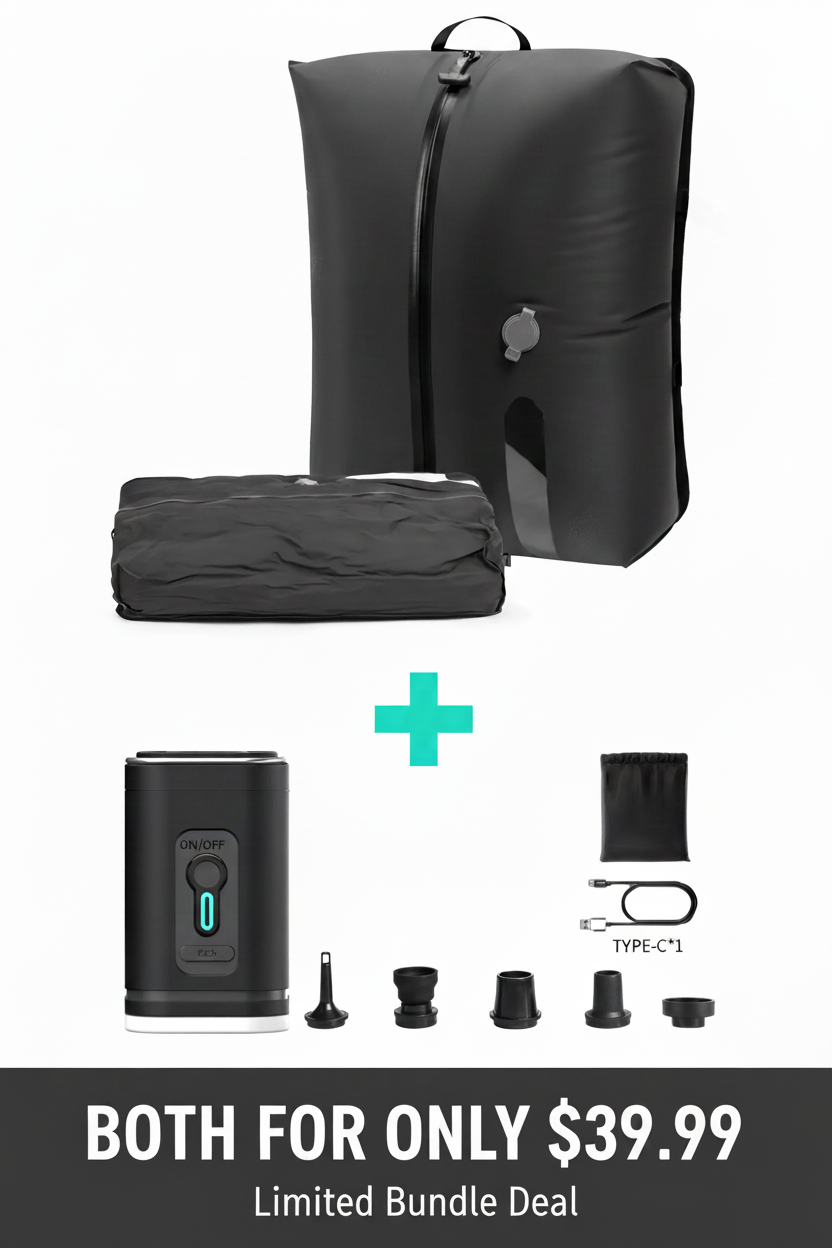 17L Reusable Vacuum Compression Bag — Travel Space Saver