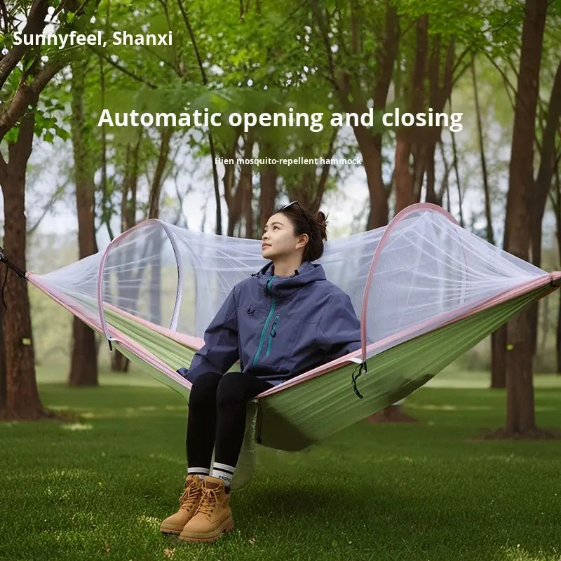 Anti-Mosquito Hammock Swing with Stand