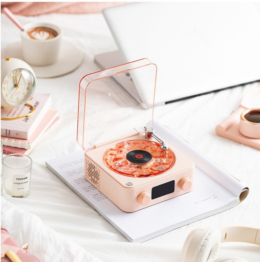 Creative Santa Claus Bluetooth Speaker Listening to Sea White Gift