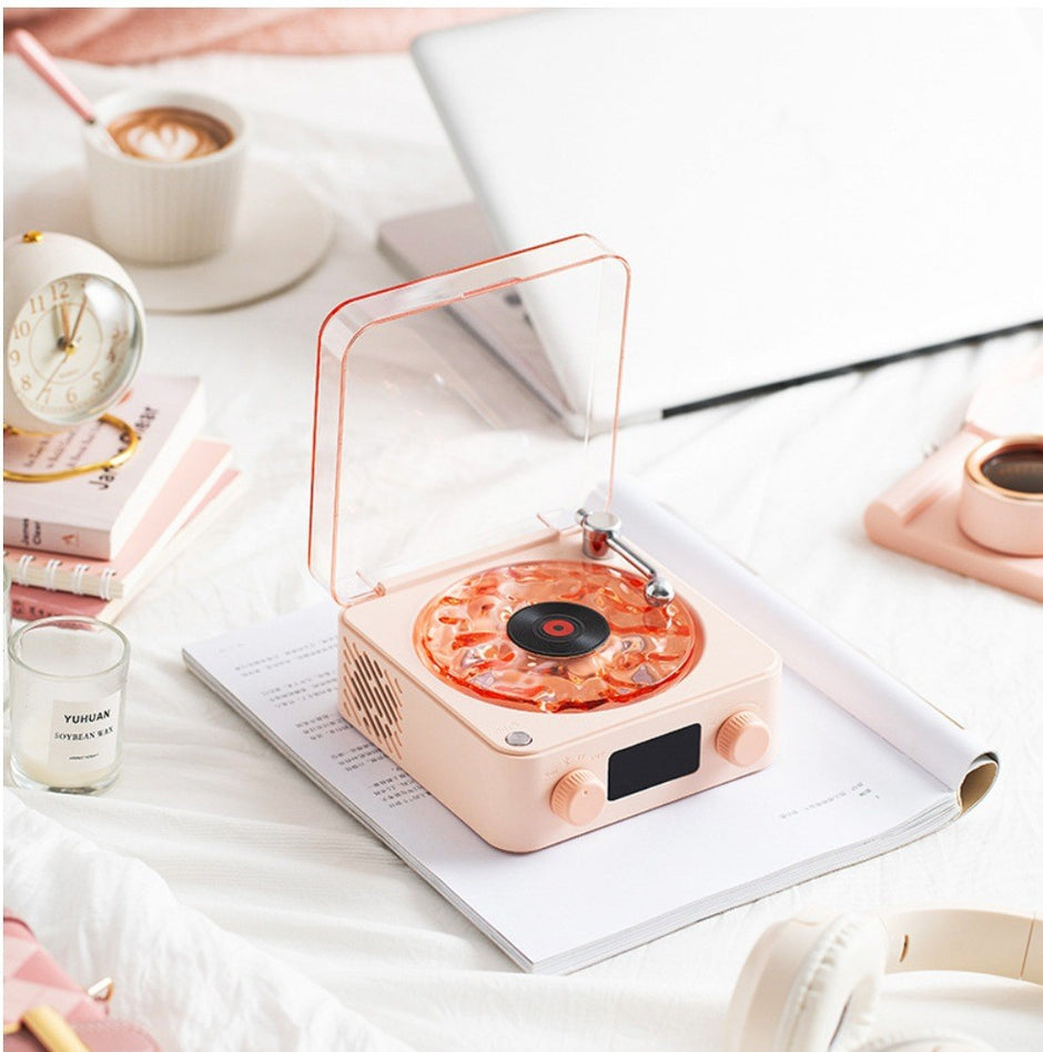 Creative Santa Claus Bluetooth Speaker Listening to Sea White Gift