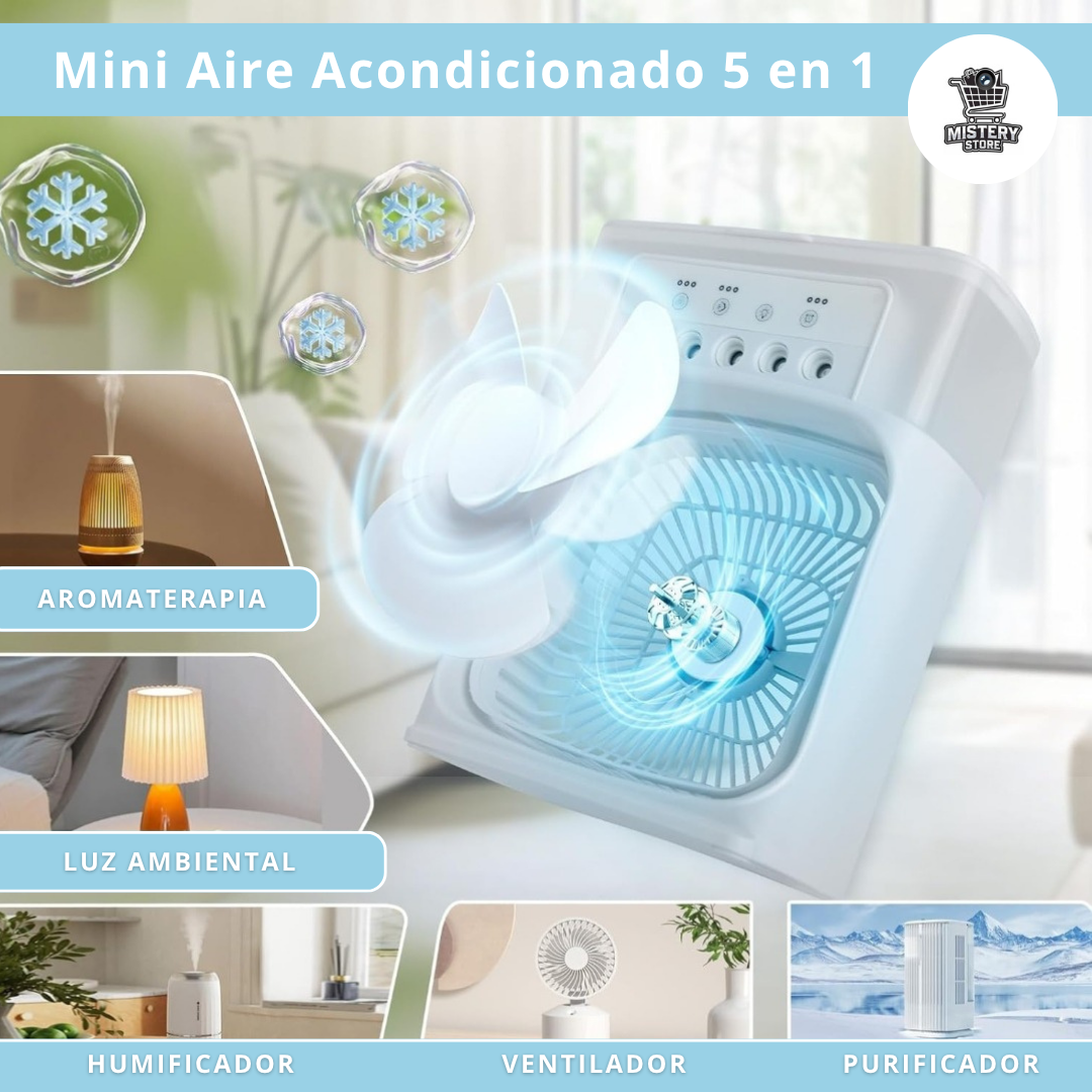 MiniFrost - 🌬️ Aire Acondicionado Portátil con Ventilador 5 en 1