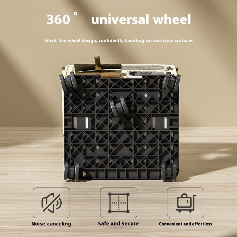Large capacity pet carrier suitcase with wheels, multi-functional trolley case, transparent