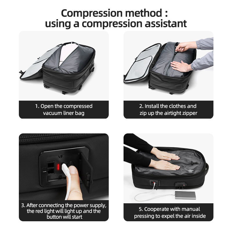 The 60L Travel Pack — Waterproof Oxford · Internal Frame · Anti-Theft