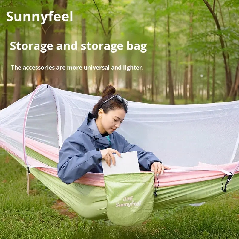 Anti-Mosquito Hammock Swing with Stand