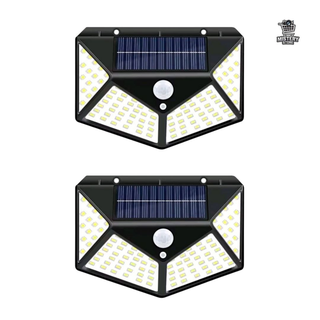 FOCUSOLAR 💡🌞 Focos Solares de 100 LEDS con sensor de movimiento