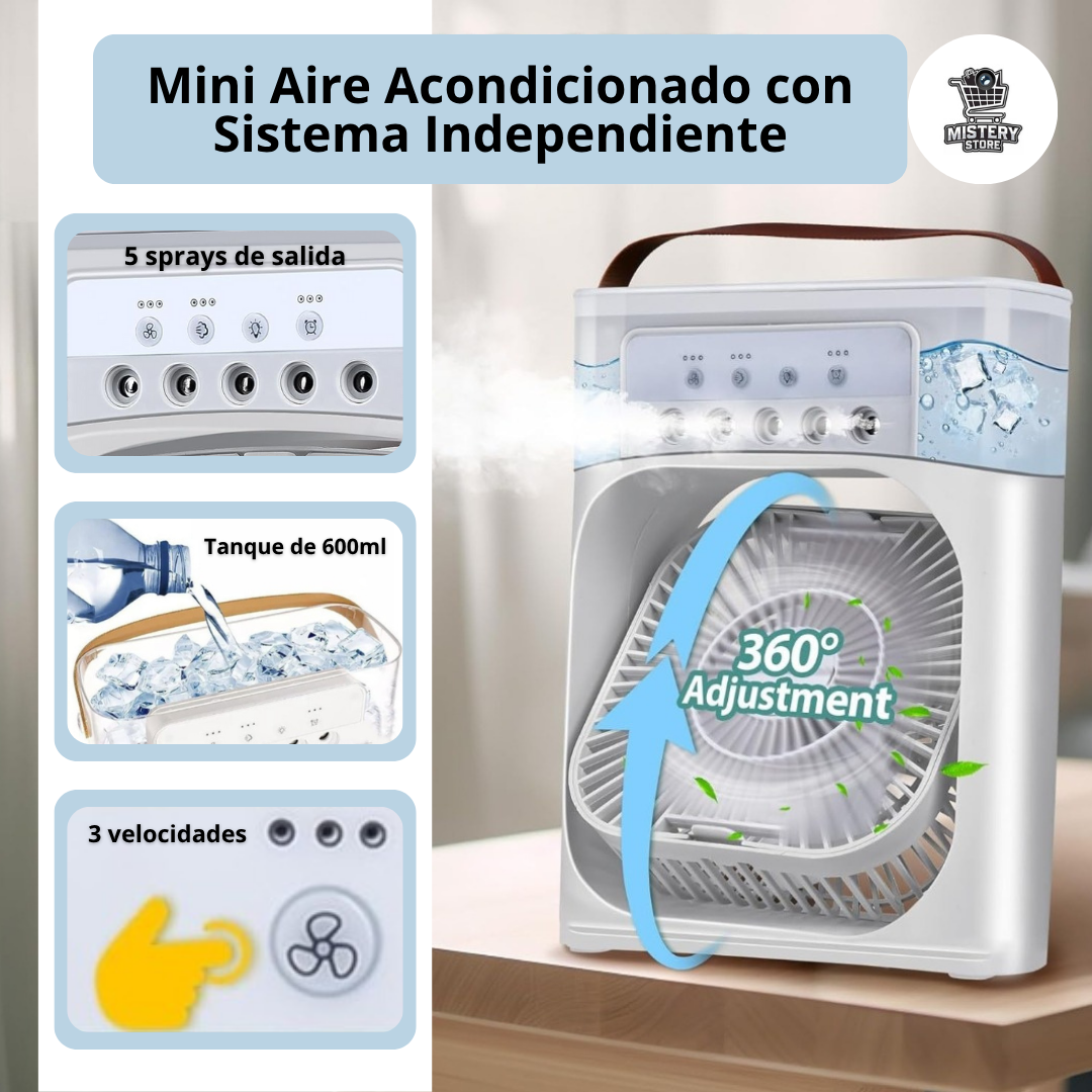 MiniFrost - 🌬️ Aire Acondicionado Portátil con Ventilador 5 en 1