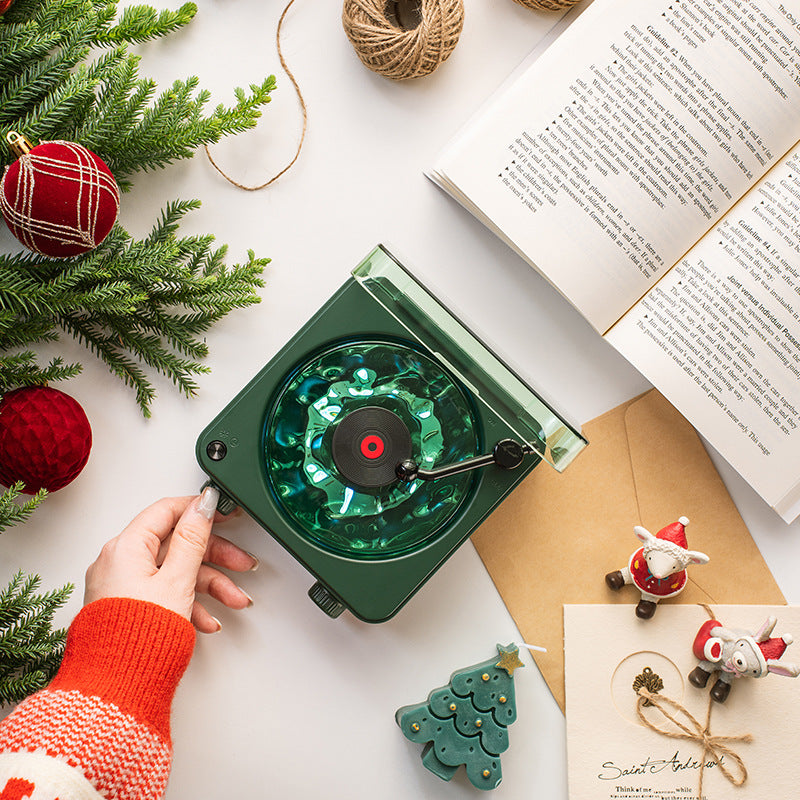 Creative Santa Claus Bluetooth Speaker Listening to Sea White Gift