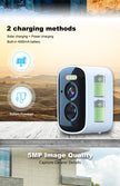 2.5K 5MP Magnetic Wireless Smart Surveillance Camera | 4000mAh Battery