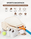 Pickleball Backpack — Fits 2 Paddles, Shoe Compartment & Wet Pocket, Lightweight Court Bag for Training & Match Day