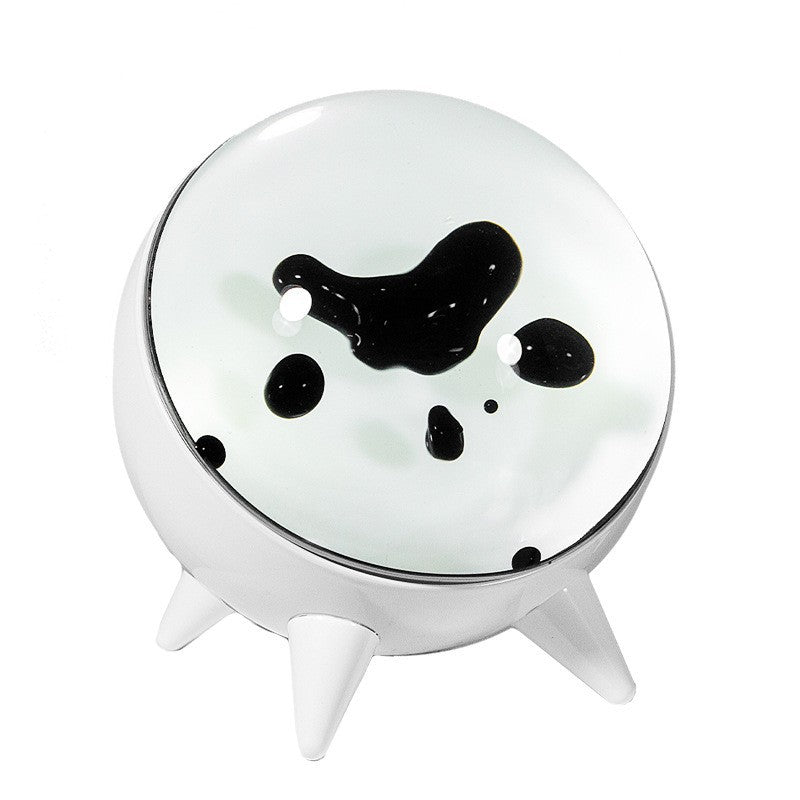 Ferrofluid Speaker Music Mate, Dancing Ferrofluid Sound Visualizer with Music Rhythm, Venom Magnet Liquid Toy, Desktop Decor