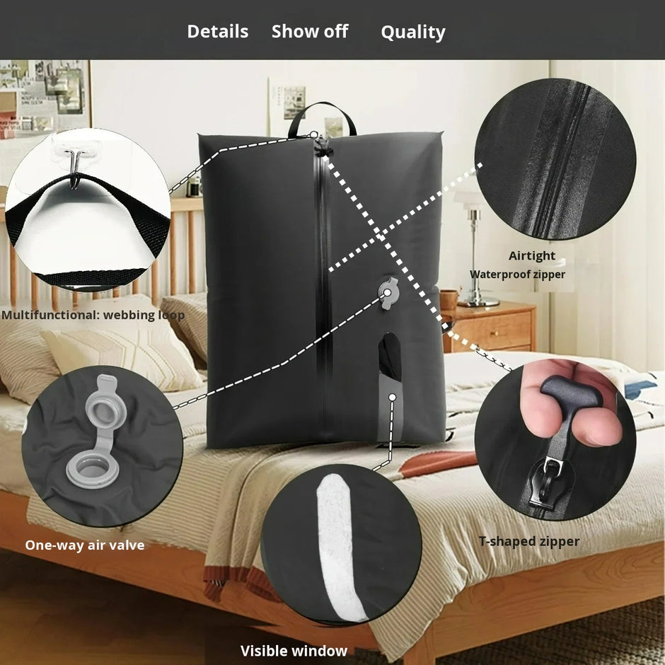 17L Reusable Vacuum Compression Bag — Travel Space Saver