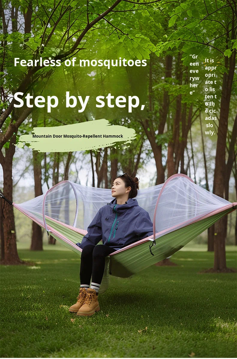 Anti-Mosquito Hammock Swing with Stand