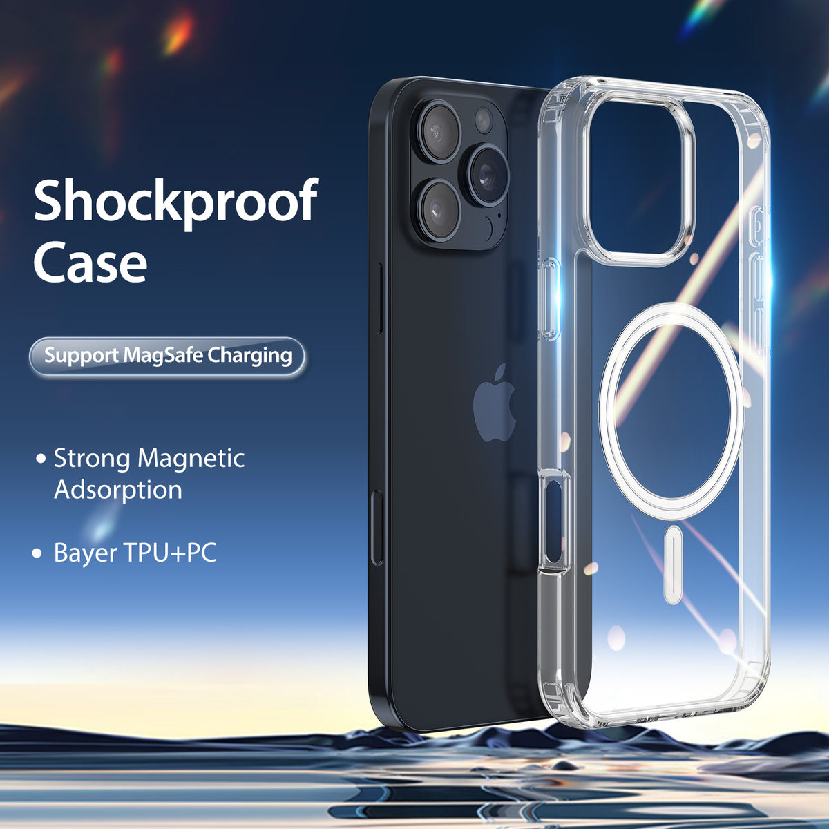Clin Clear MagSafe iPhone Case — Anti-Yellowing Crystal Protection