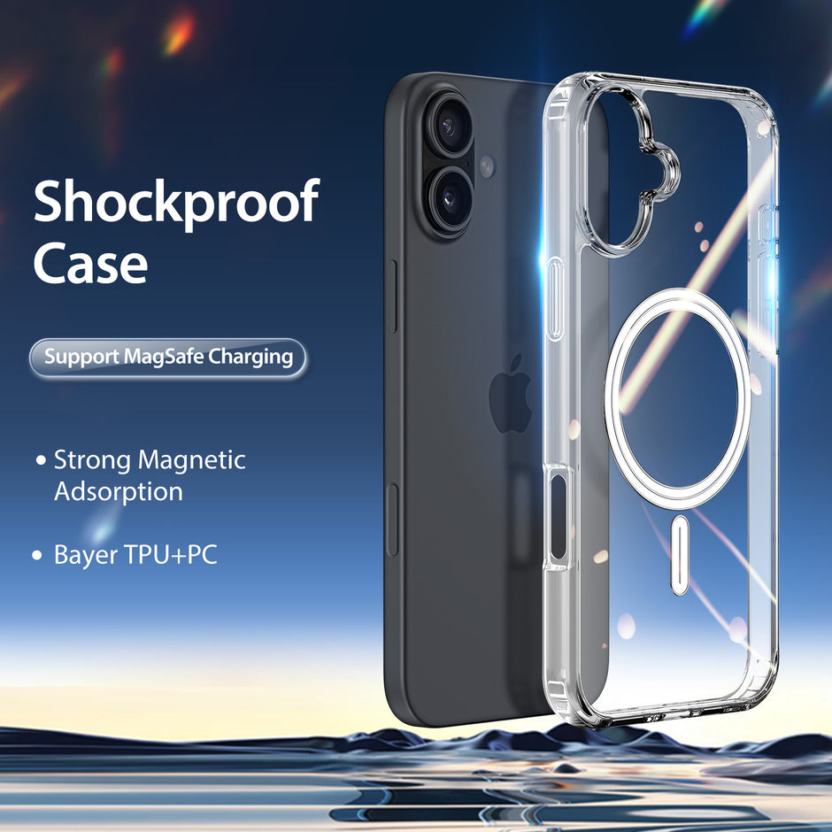 Clin Clear MagSafe iPhone Case — Anti-Yellowing Crystal Protection