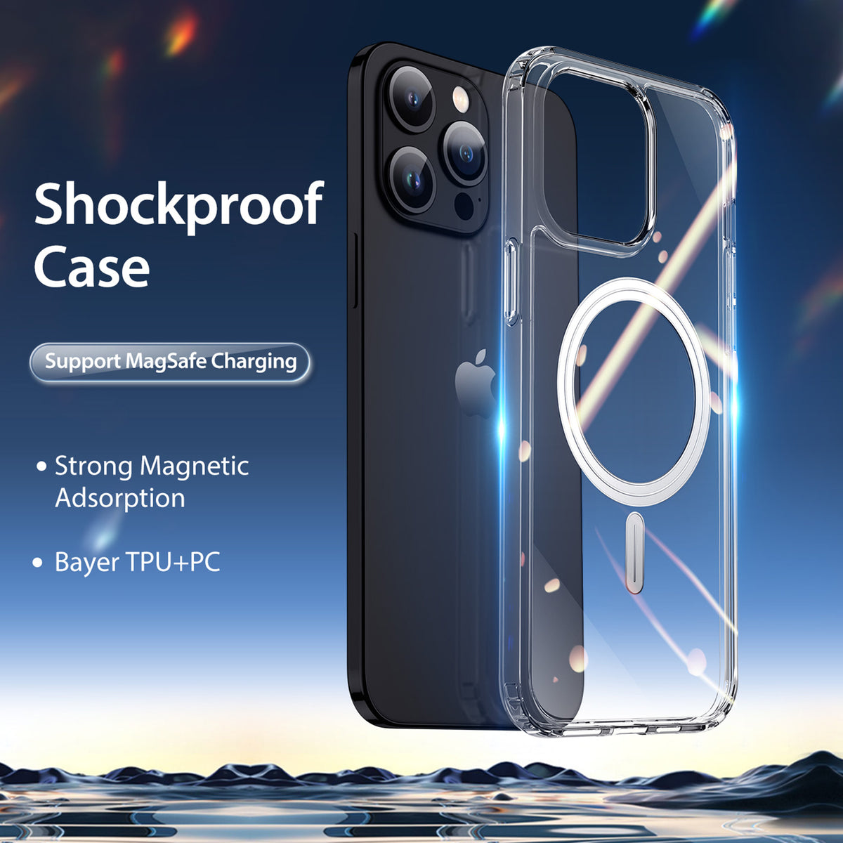 Clin Clear MagSafe iPhone Case — Anti-Yellowing Crystal Protection