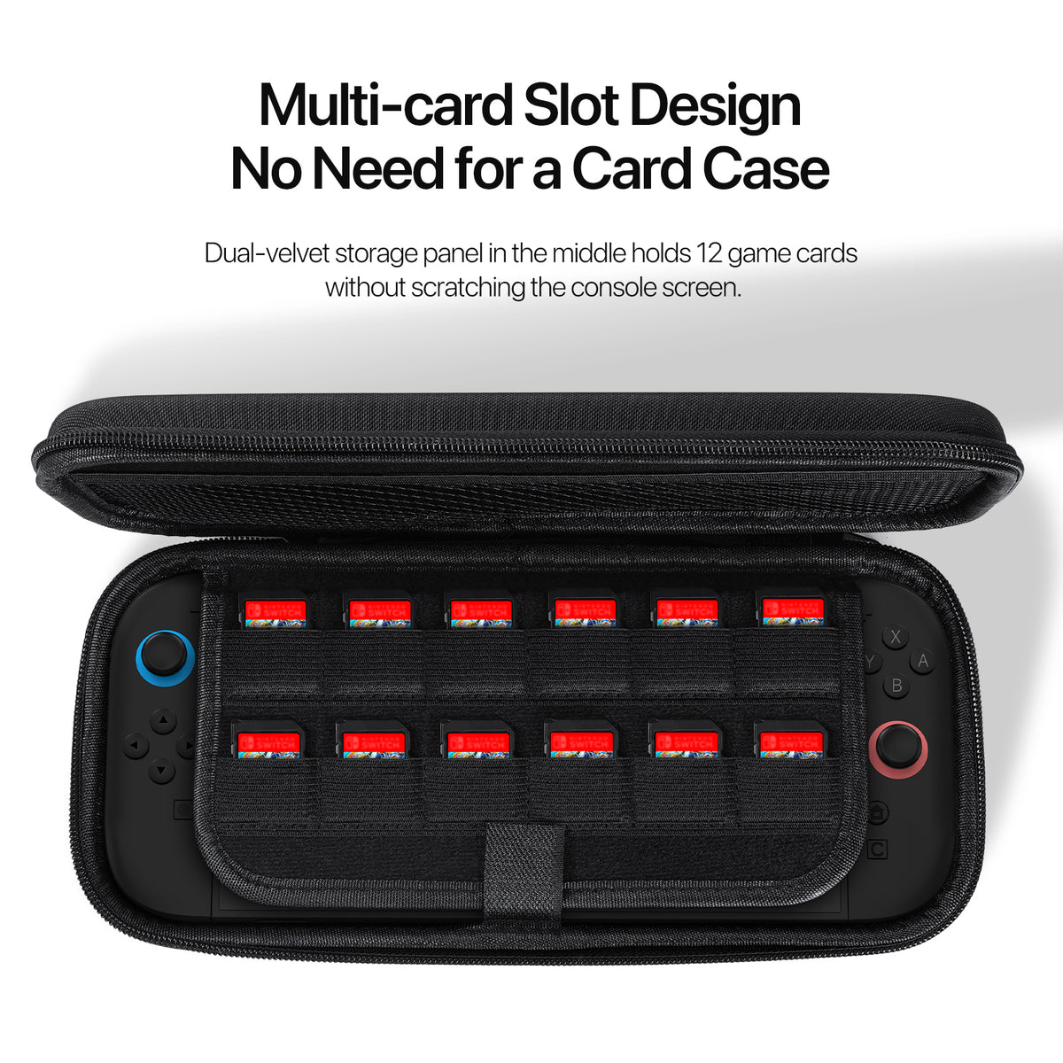 Switch 2 Storage Bag — Waterproof EVA Hard Shell Travel Case