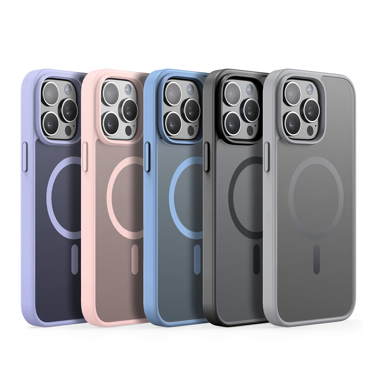 Yind Series MagSafe iPhone Case + Screen Protector — Shockproof Frosted Back