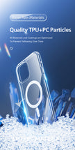 Clin Clear MagSafe iPhone Case — Anti-Yellowing Crystal Protection