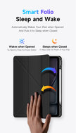 Dux Ducis iPad Case — Detachable Folio Stand with Apple Pencil Holder