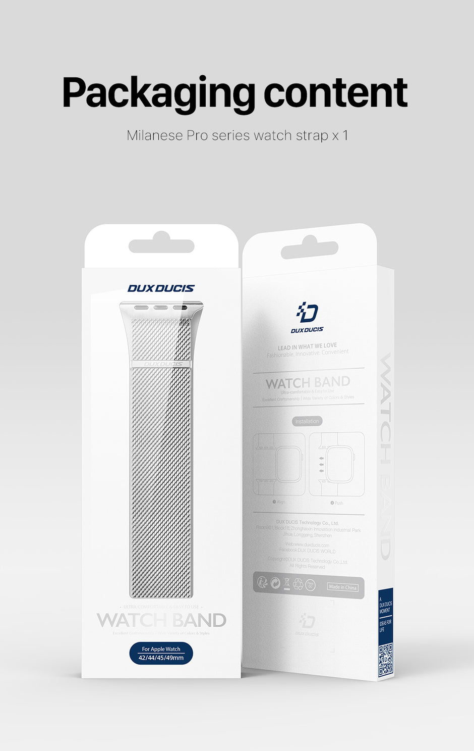 Milanese Air Series Apple Watch Strap — Stainless Steel Magnetic Band
