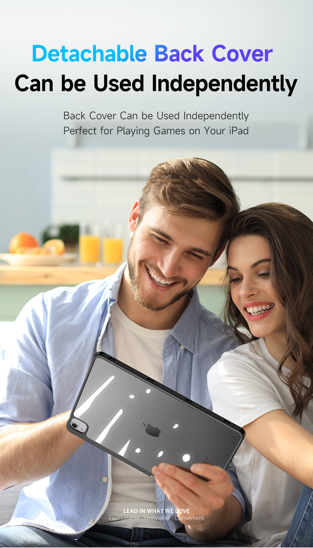 Dux Ducis iPad Case — Detachable Folio Stand with Apple Pencil Holder