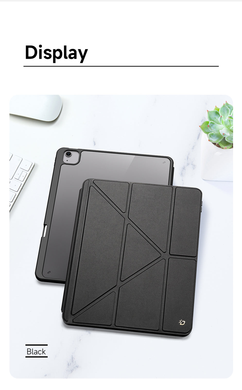 Dux Ducis iPad Case — Detachable Folio Stand with Apple Pencil Holder