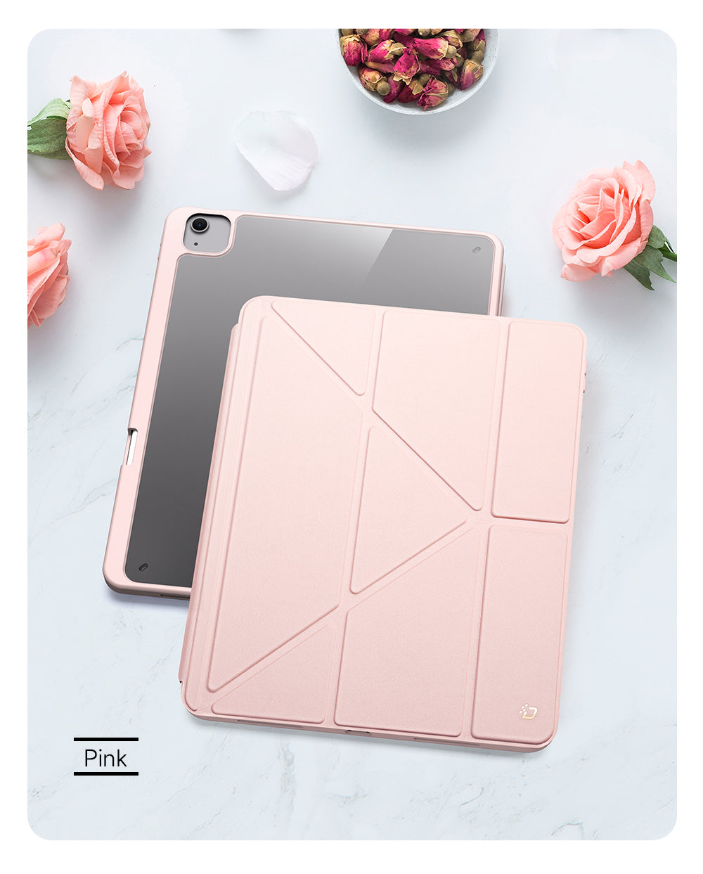 Dux Ducis iPad Case — Detachable Folio Stand with Apple Pencil Holder