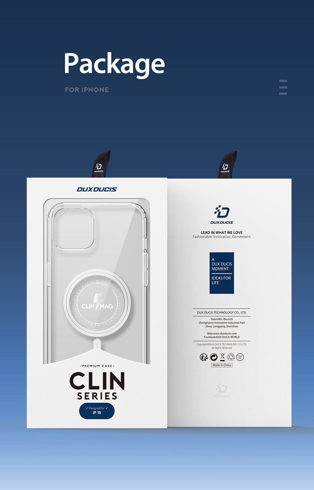 Clin Clear MagSafe iPhone Case — Anti-Yellowing Crystal Protection