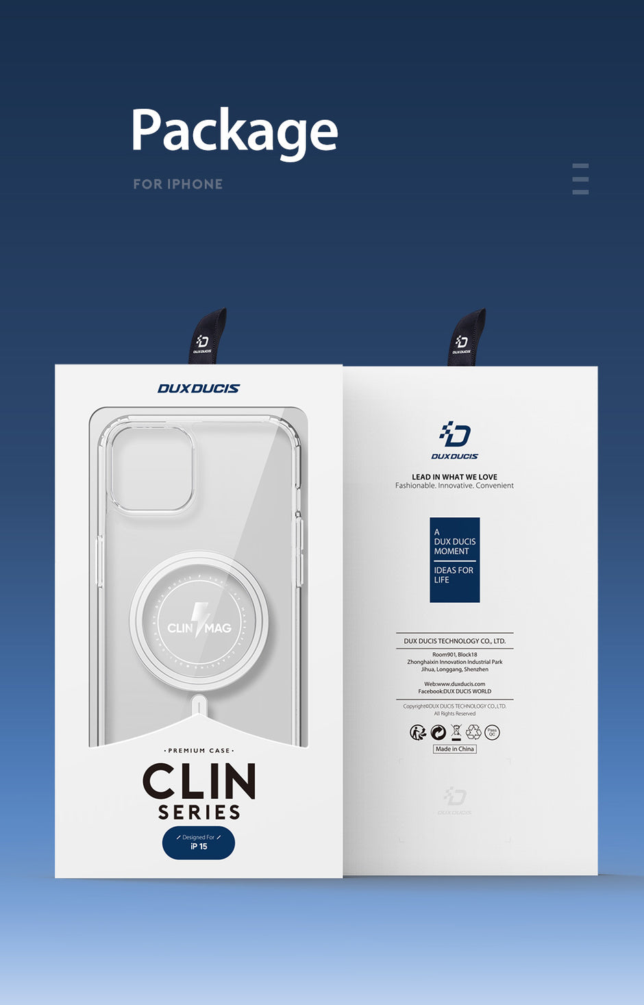 Clin Clear MagSafe iPhone Case — Anti-Yellowing Crystal Protection