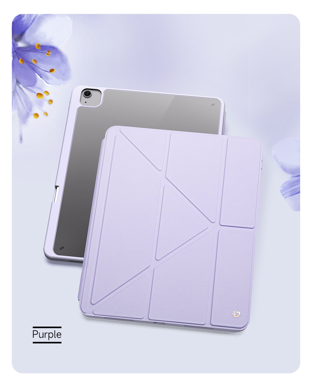 Dux Ducis iPad Case — Detachable Folio Stand with Apple Pencil Holder