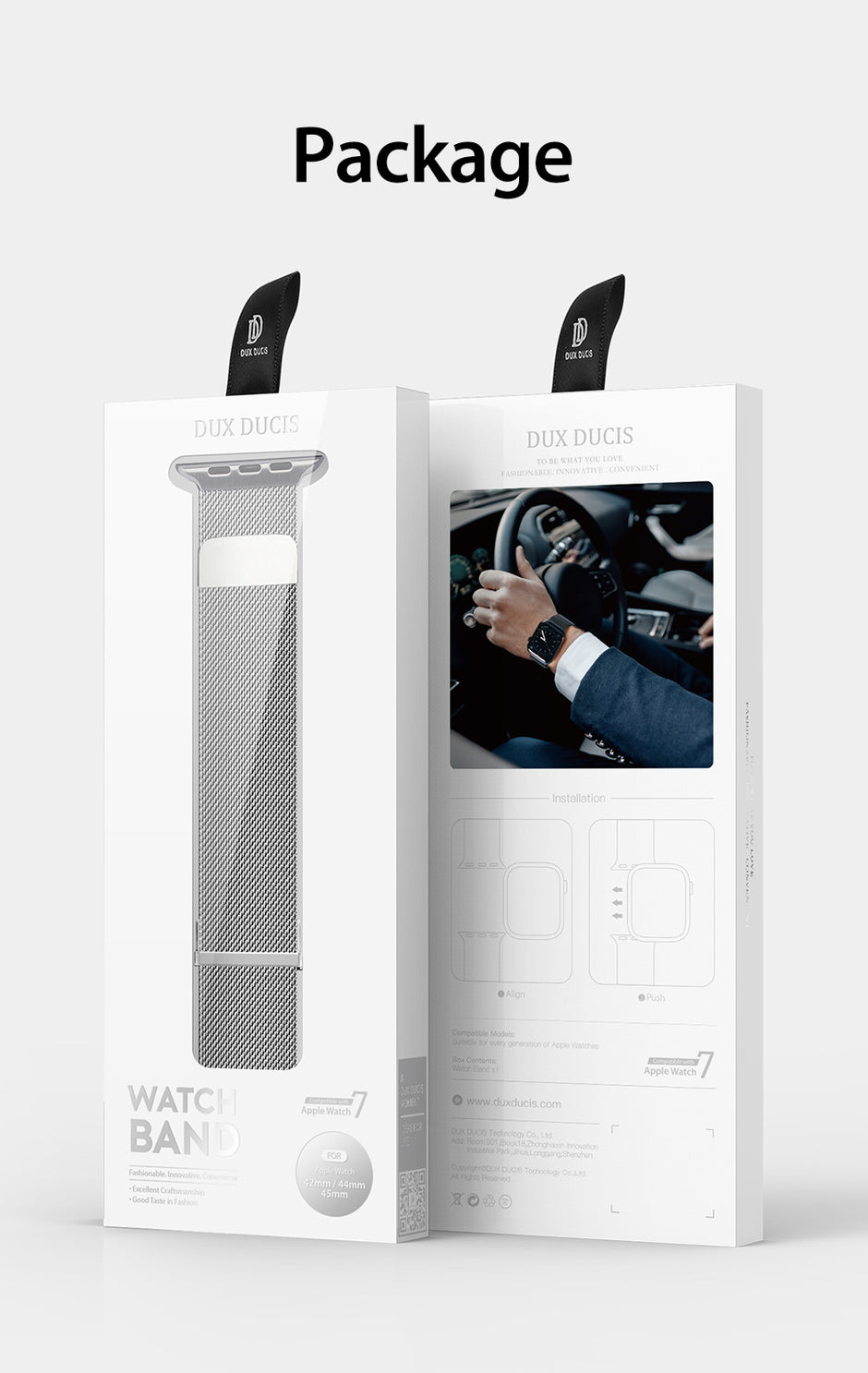 Milanese Air Series Apple Watch Strap — Stainless Steel Magnetic Band