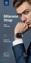 Milanese Air Series Apple Watch Strap — Stainless Steel Magnetic Band