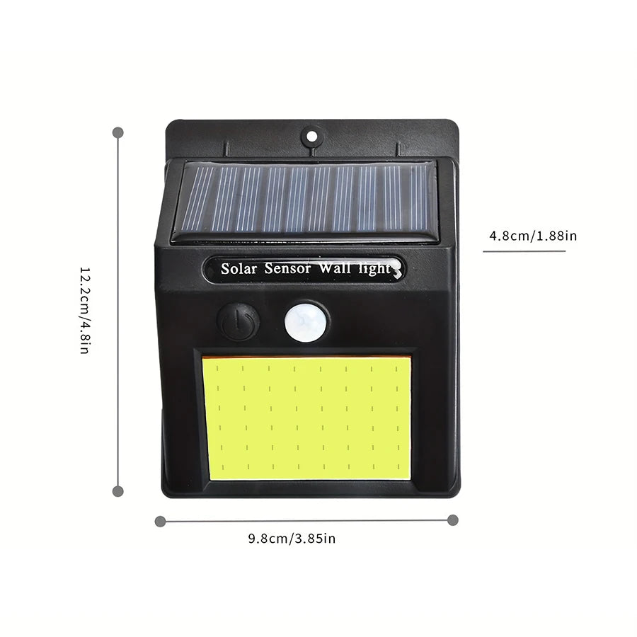FOCUSOLAR 💡🌞 Focos Solares de 100 LEDS con sensor de movimiento