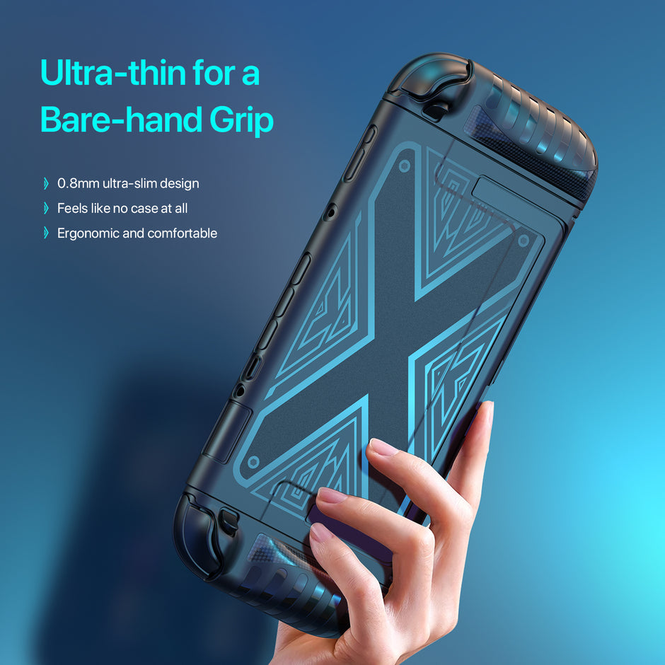 Switch 2 Protective Case + Screen Protector — Slim Armor with Kickstand