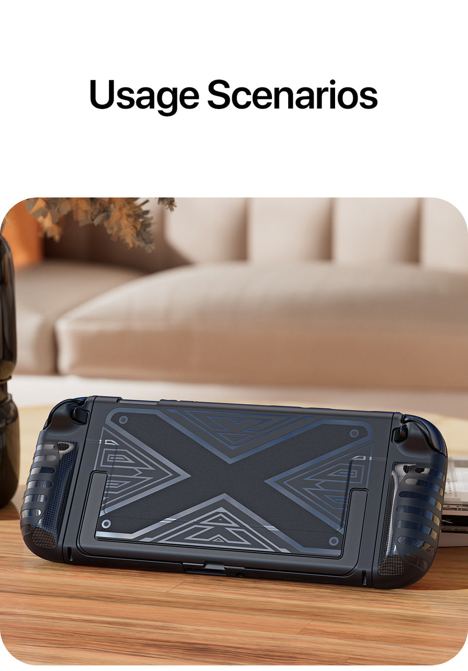 Switch 2 Protective Case + Screen Protector — Slim Armor with Kickstand