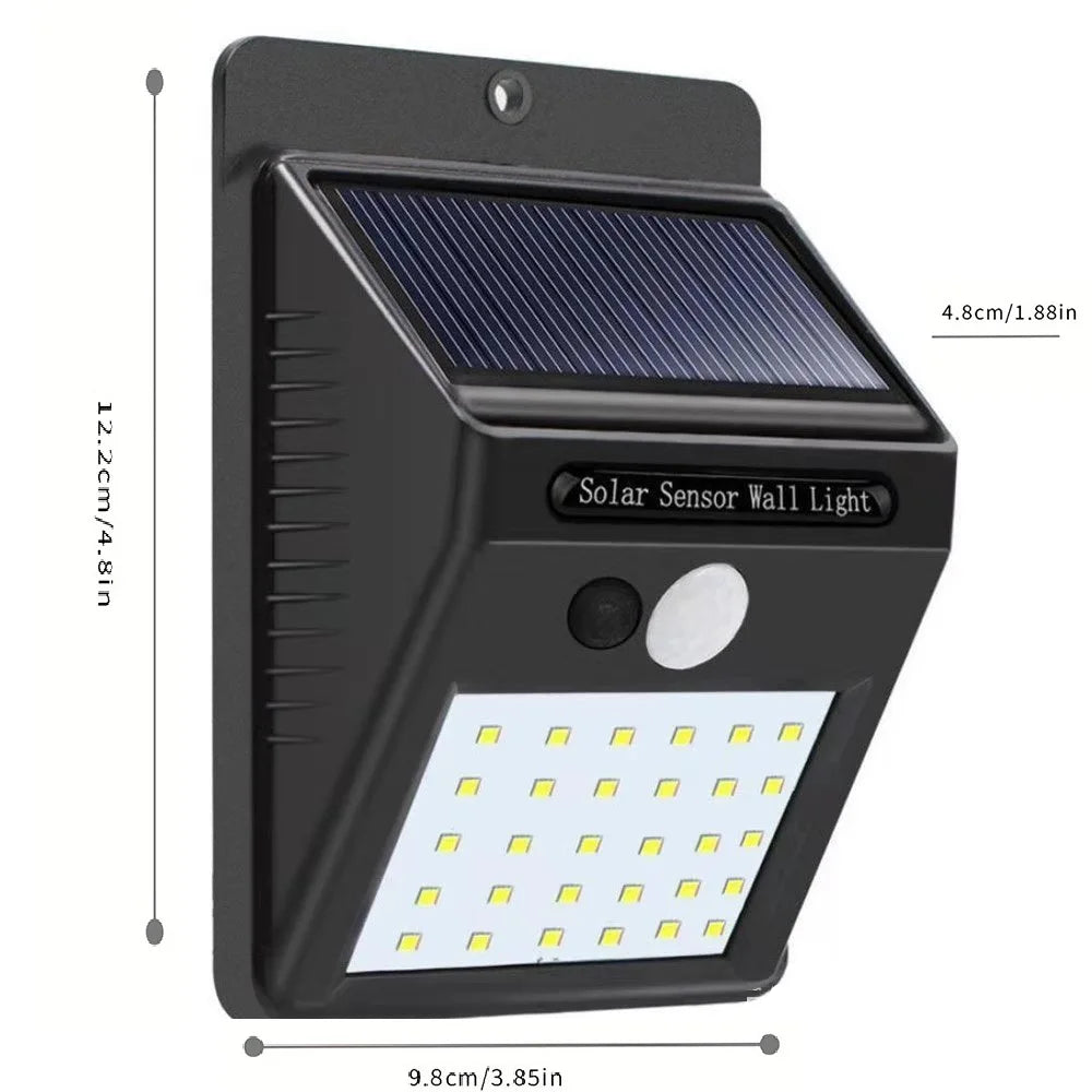 FOCUSOLAR 💡🌞 Focos Solares de 100 LEDS con sensor de movimiento