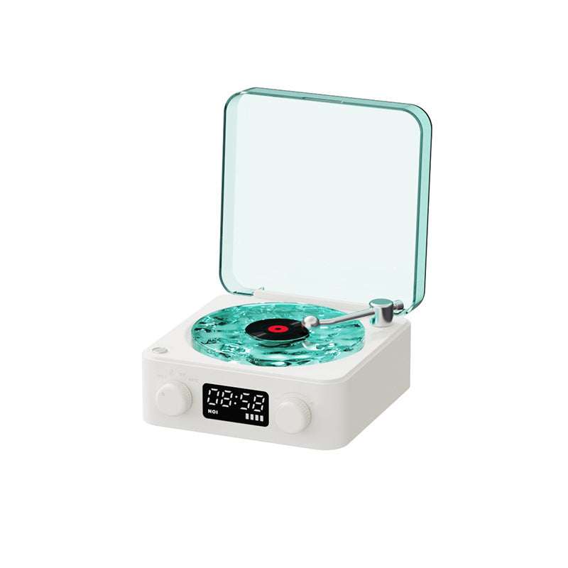 Creative Santa Claus Bluetooth Speaker Listening to Sea White Gift