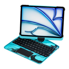 Lifestyle desk shot of transparent iPad keyboard case EU UK shipping ready