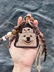 Custom double pet portrait tag detail 1