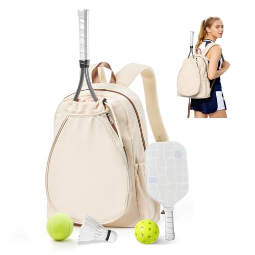 Pickleball Backpack — Fits 2 Paddles, Shoe Compartment & Wet Pocket, Lightweight Court Bag for Training & Match Day